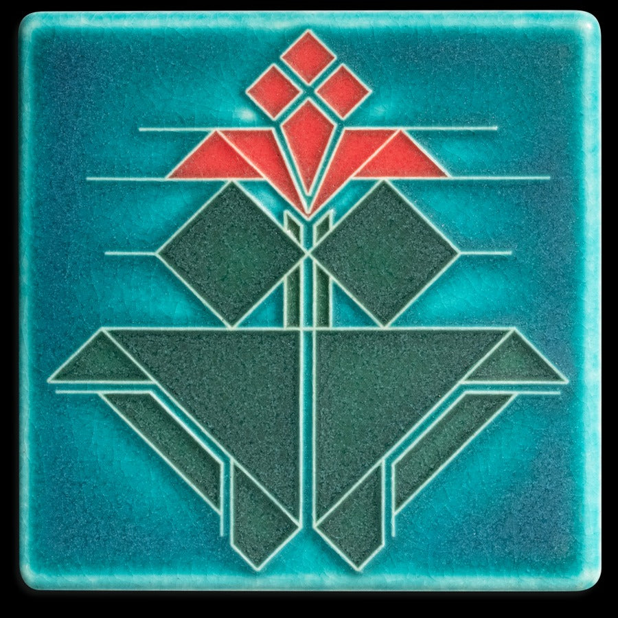 Avery Tulip Turquoise