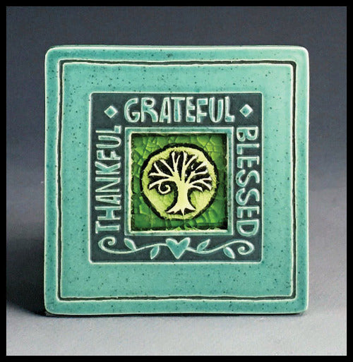 Coaster Thankful Grateful Blessed