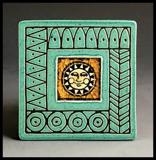 Coaster Sun With Border
