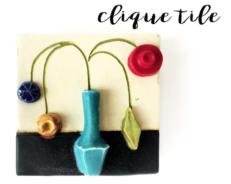 Clique Tile Vase