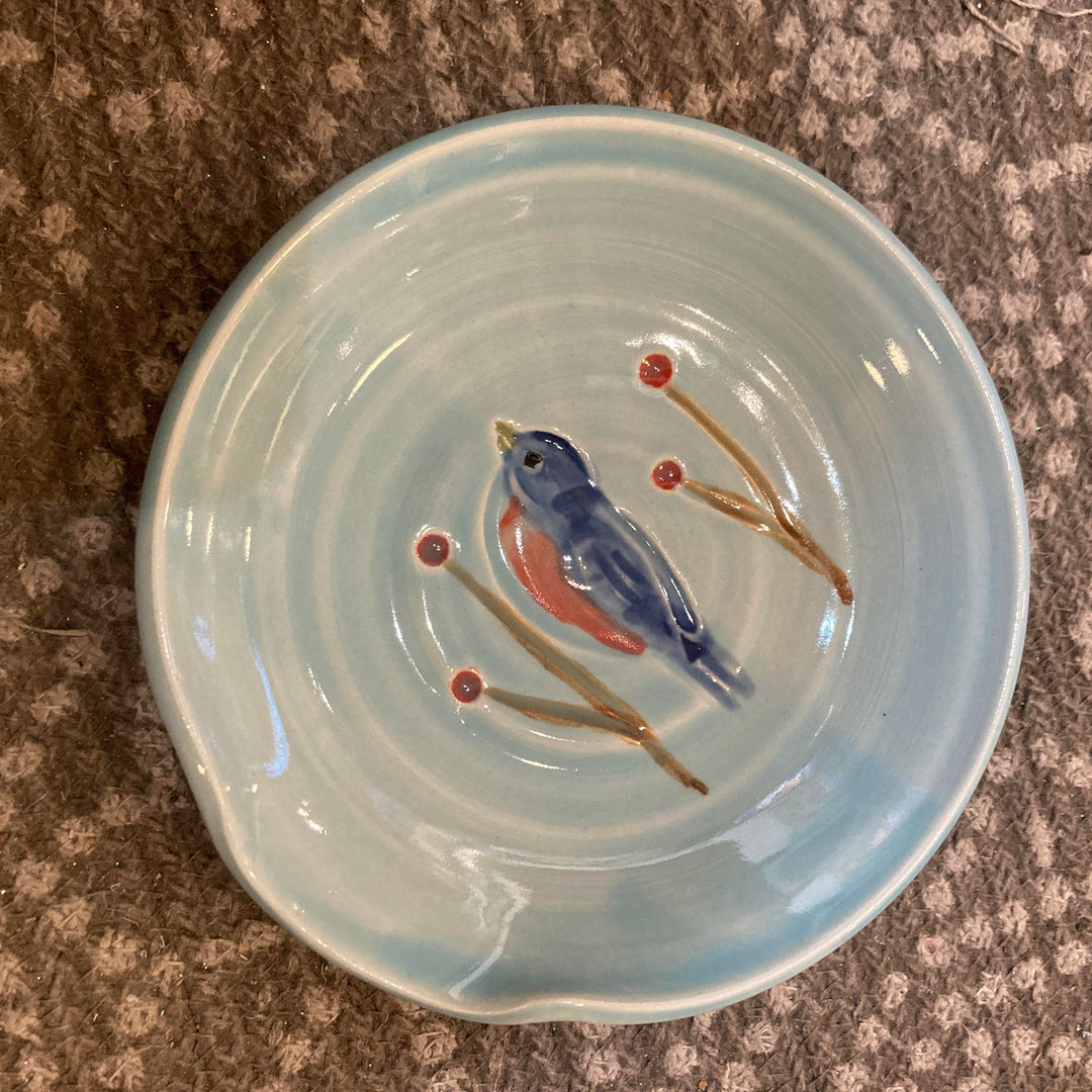 Bird Spoon Rest Light Turquoise
