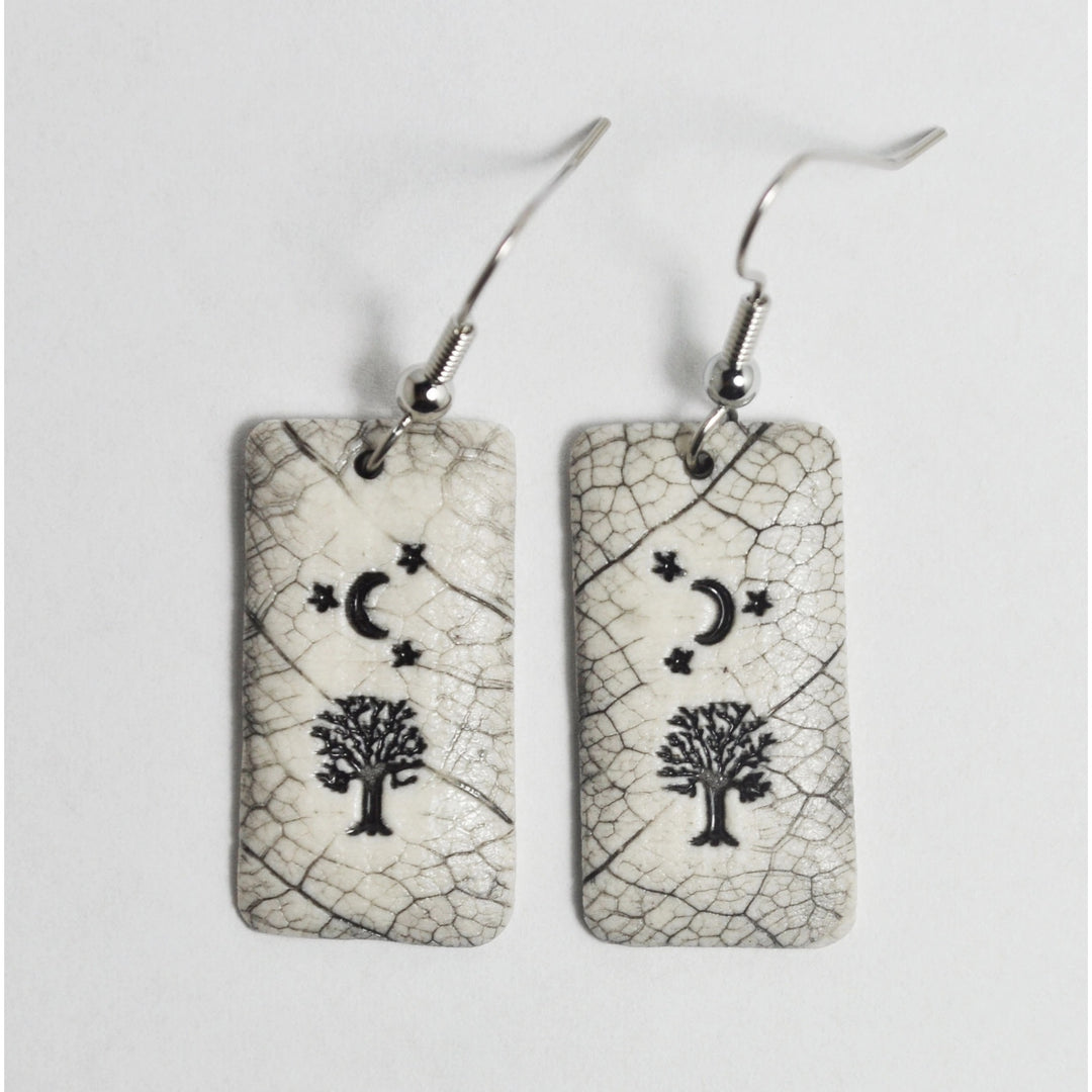 Tree + Moon + Stars Earrings