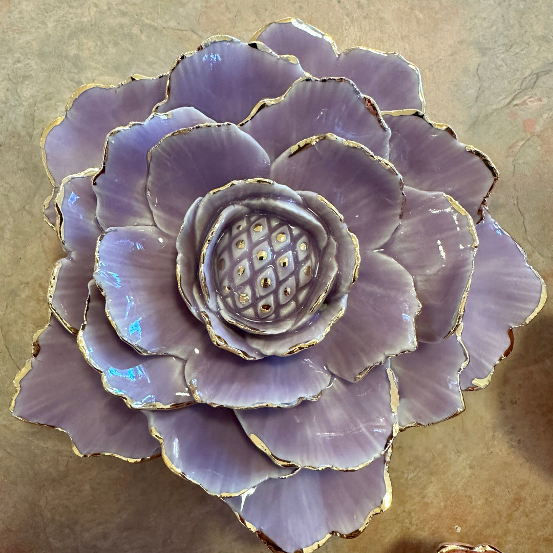 Lavender Paisley Flower
