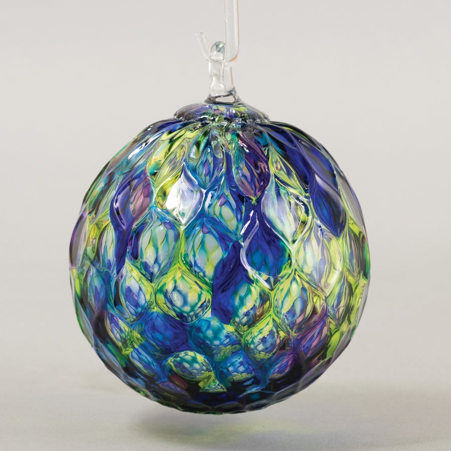 Ornament Blue Mosaic Diamond Facet