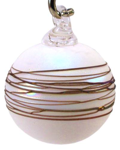 Shimmer Ornament Ivory