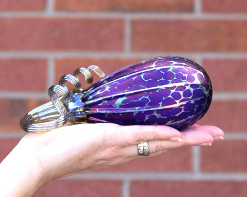 Pumpkin Petite Gourd Cobalt