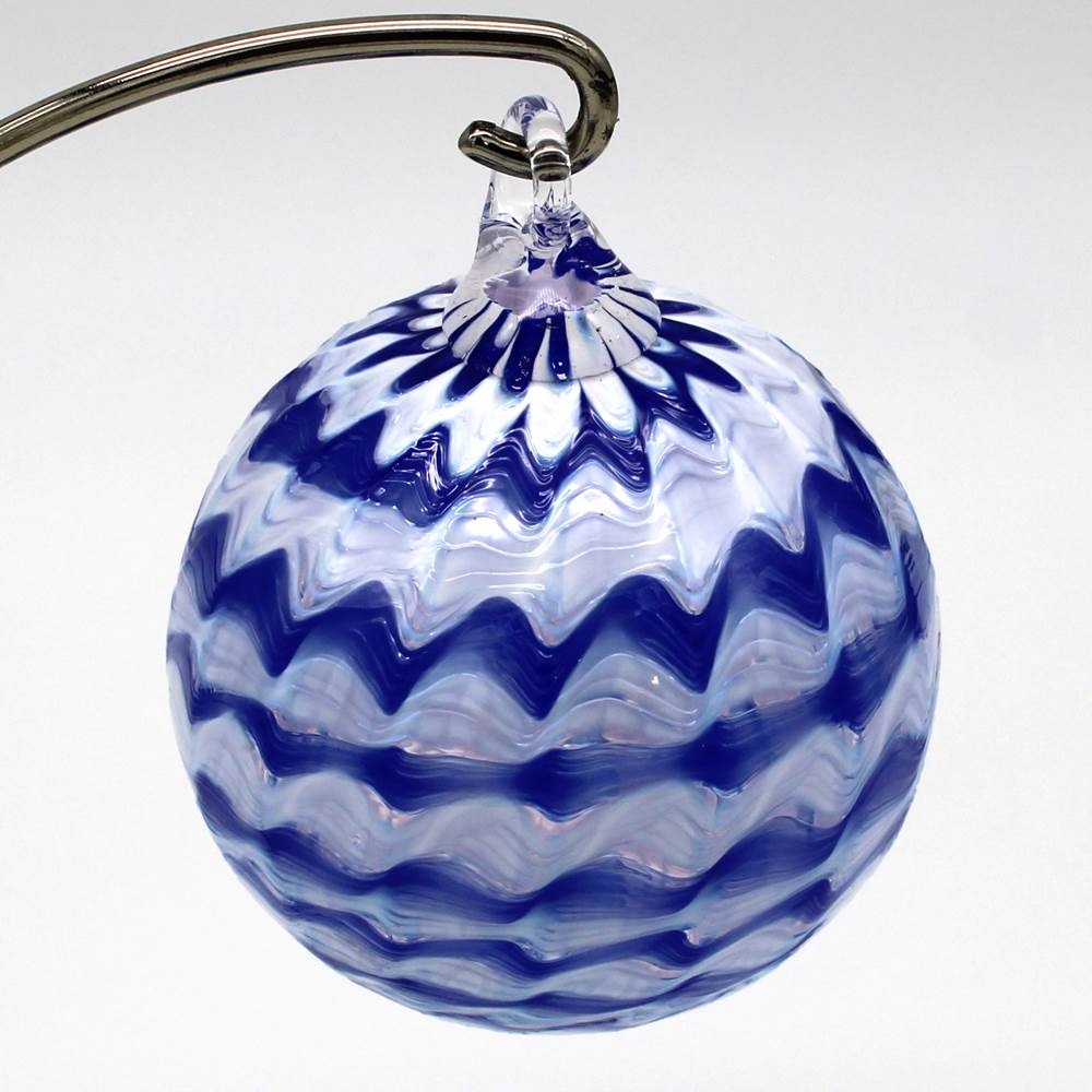 Double Optic Ornament Dark Blue