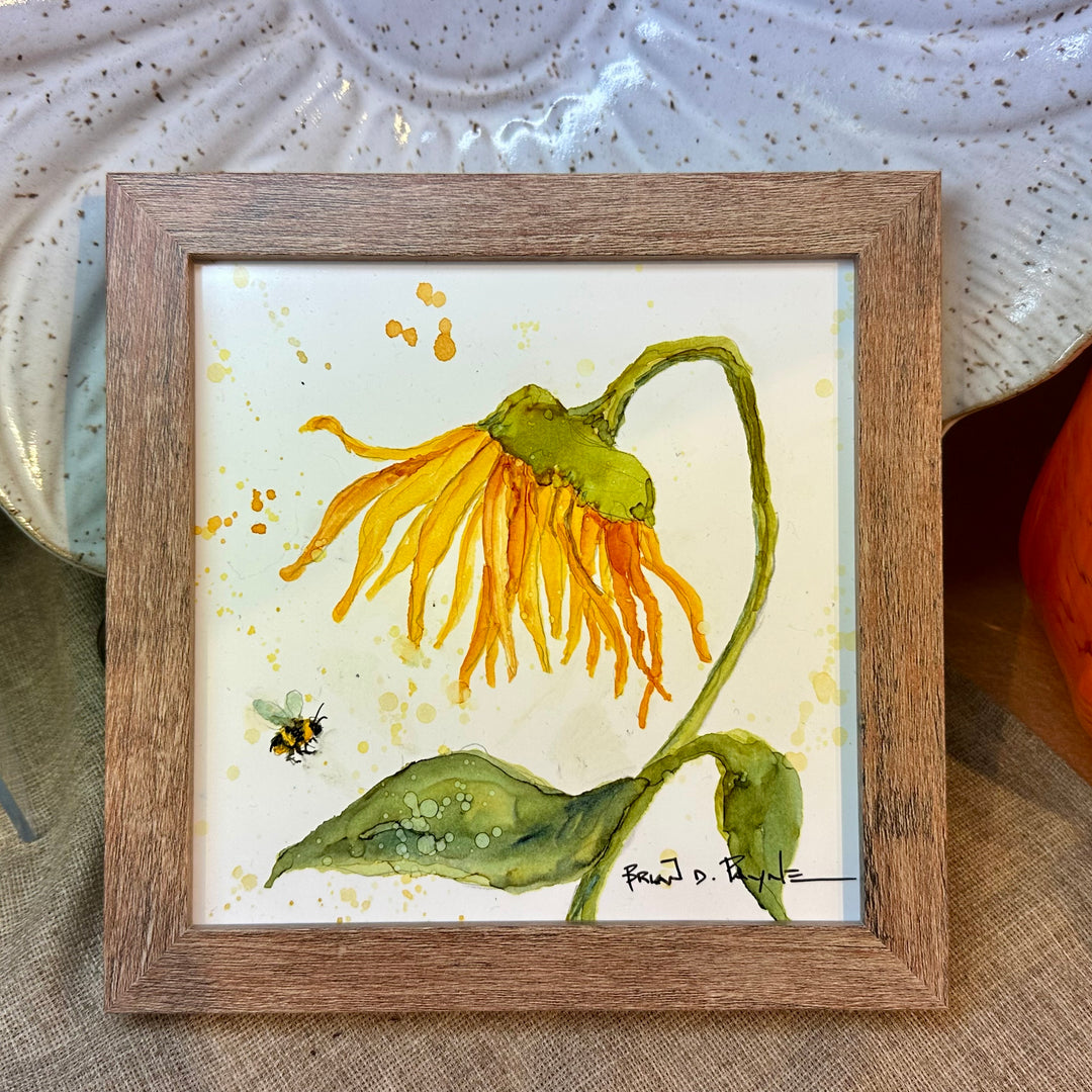 Sunflower & Bee