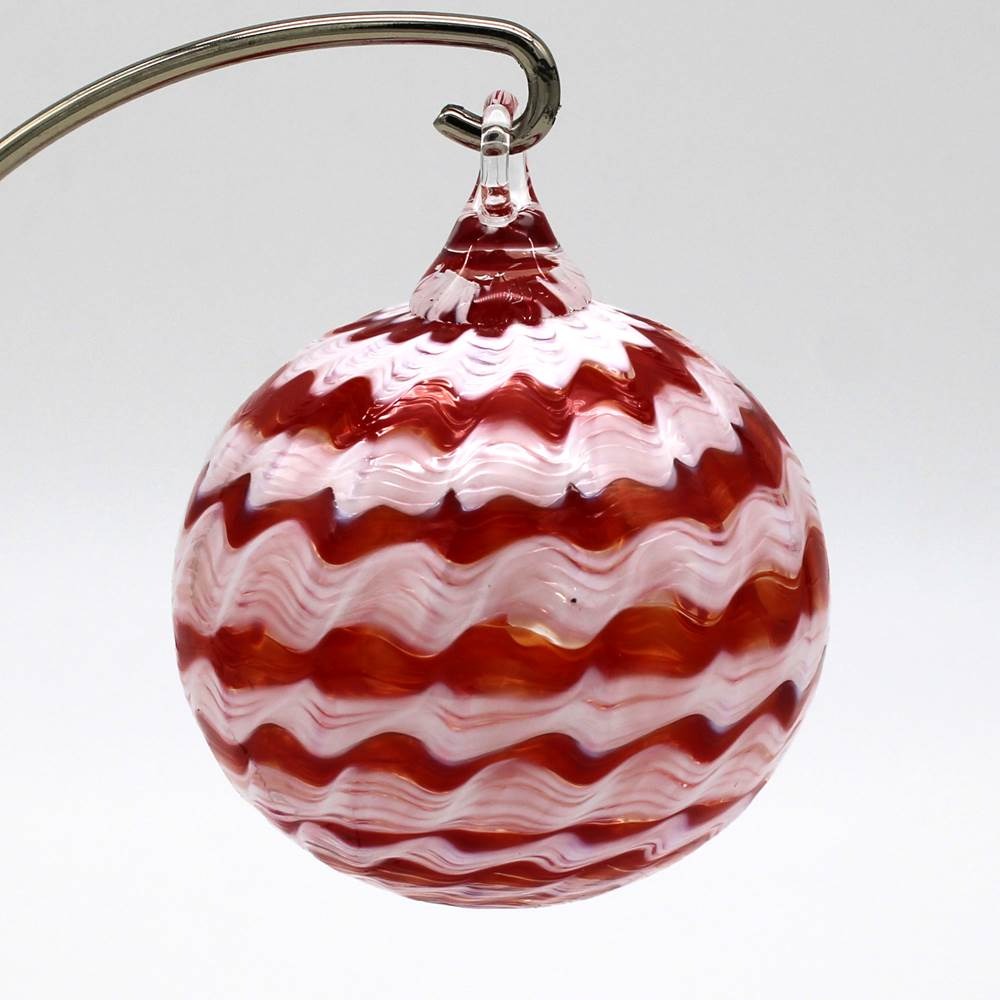 Double Optic Ornament Red