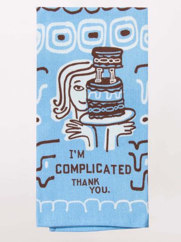 I'm Complicated Dish Towel