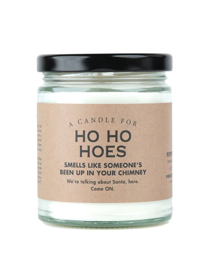 Holiday Candle Ho Ho Hoes