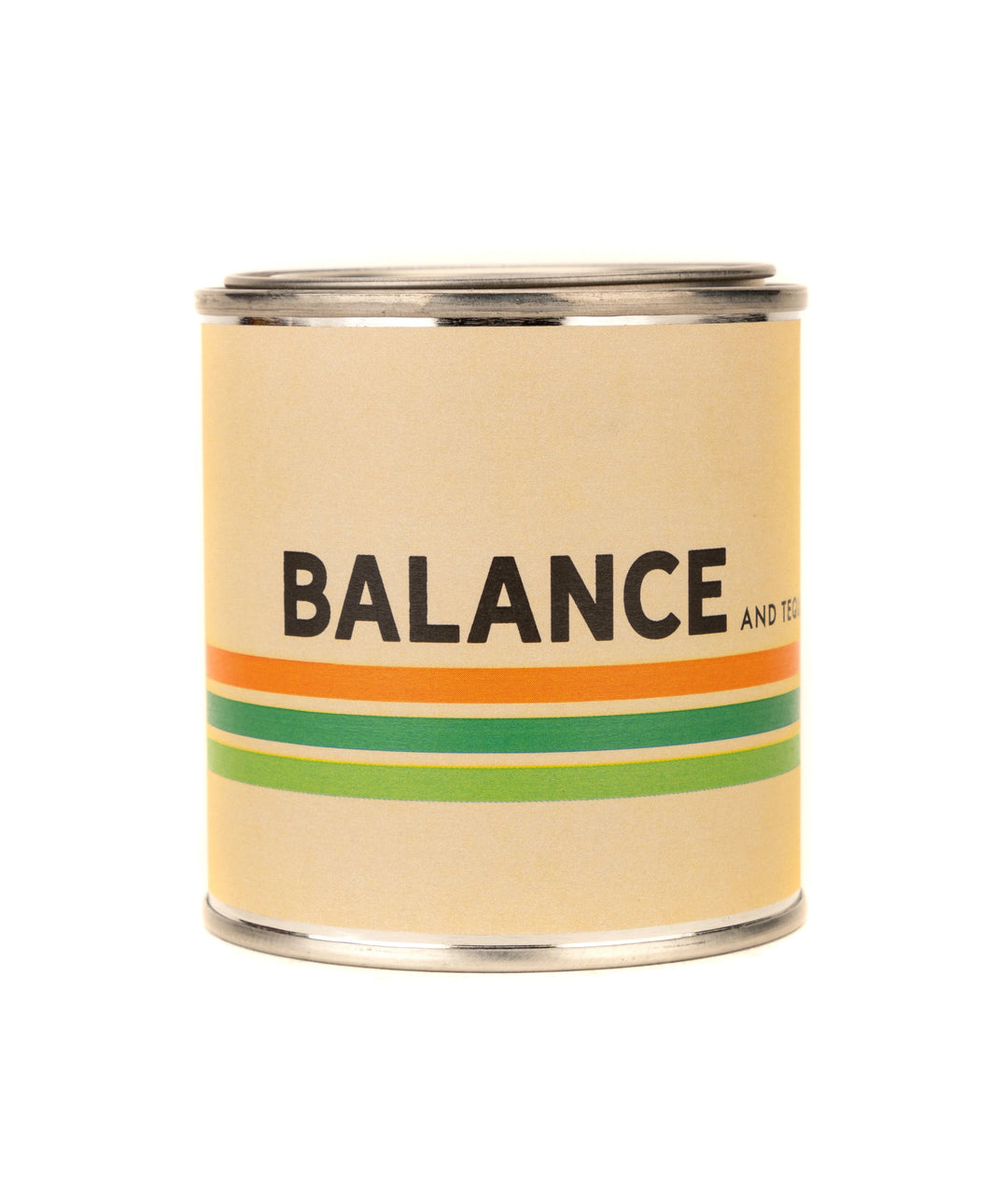 Retro Stripe Candle Balance