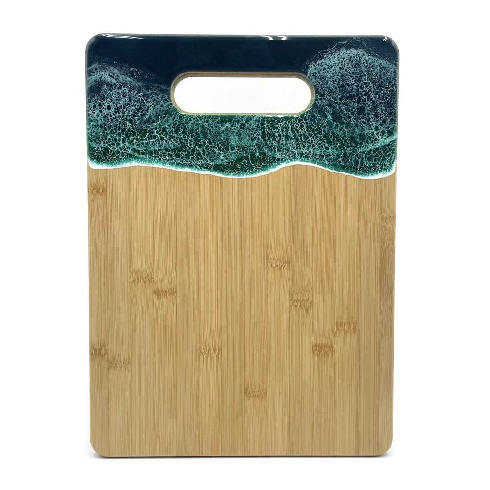Medium Ocean Wave Board Emerald Vertical