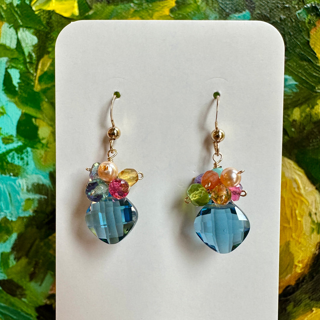 Cluster Earrings Spinele