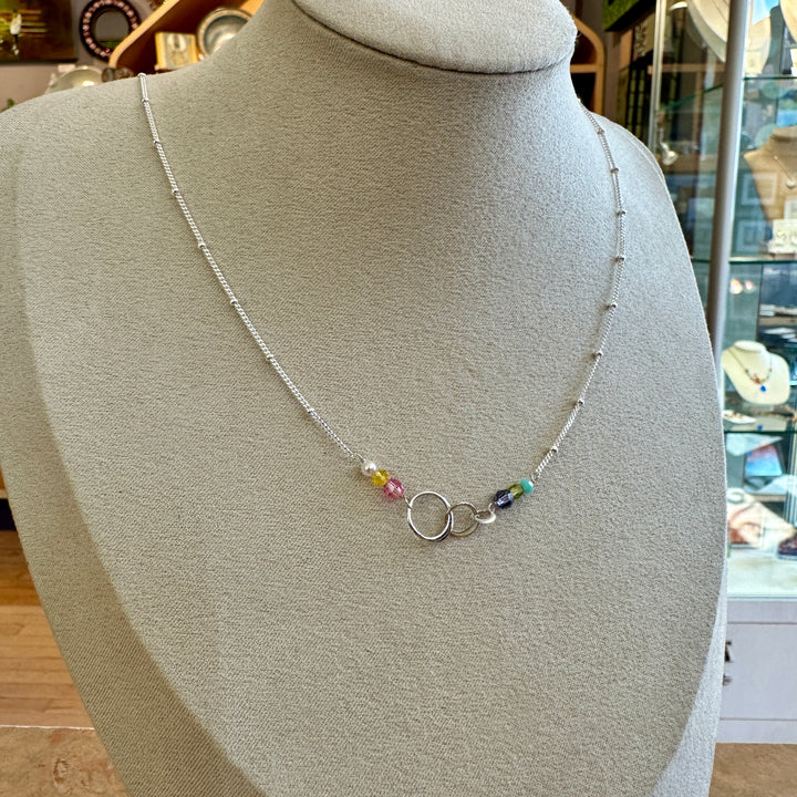 Mini Bubble Link Necklace