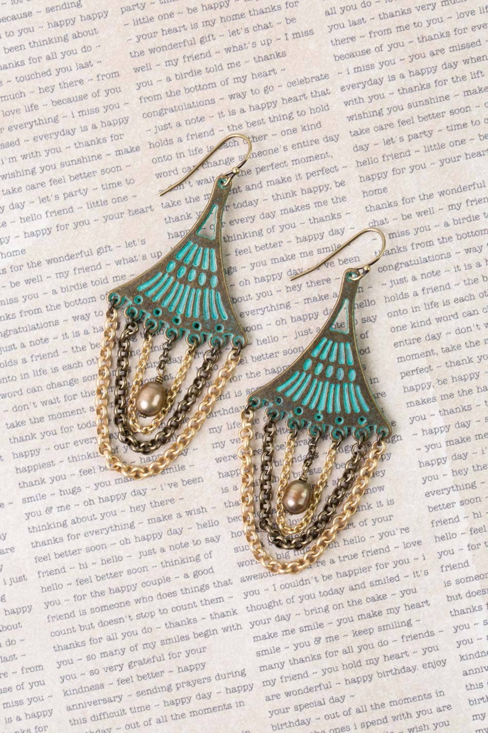 Atlas Mixed Metal, Freshwater Pearl Statement Earrings