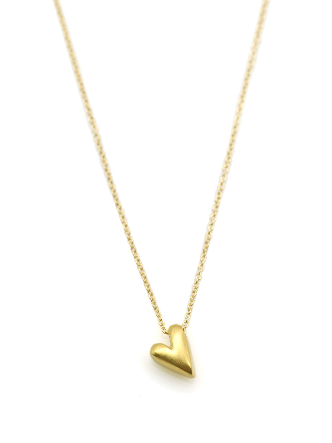 Tiny Heart Vermeil Necklace