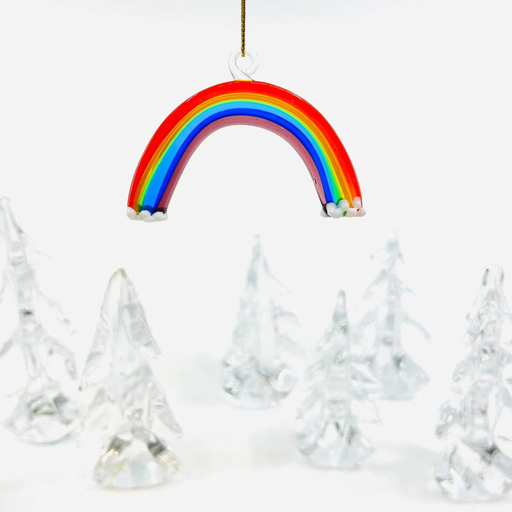 Rainbow Cloud Arch Ornament