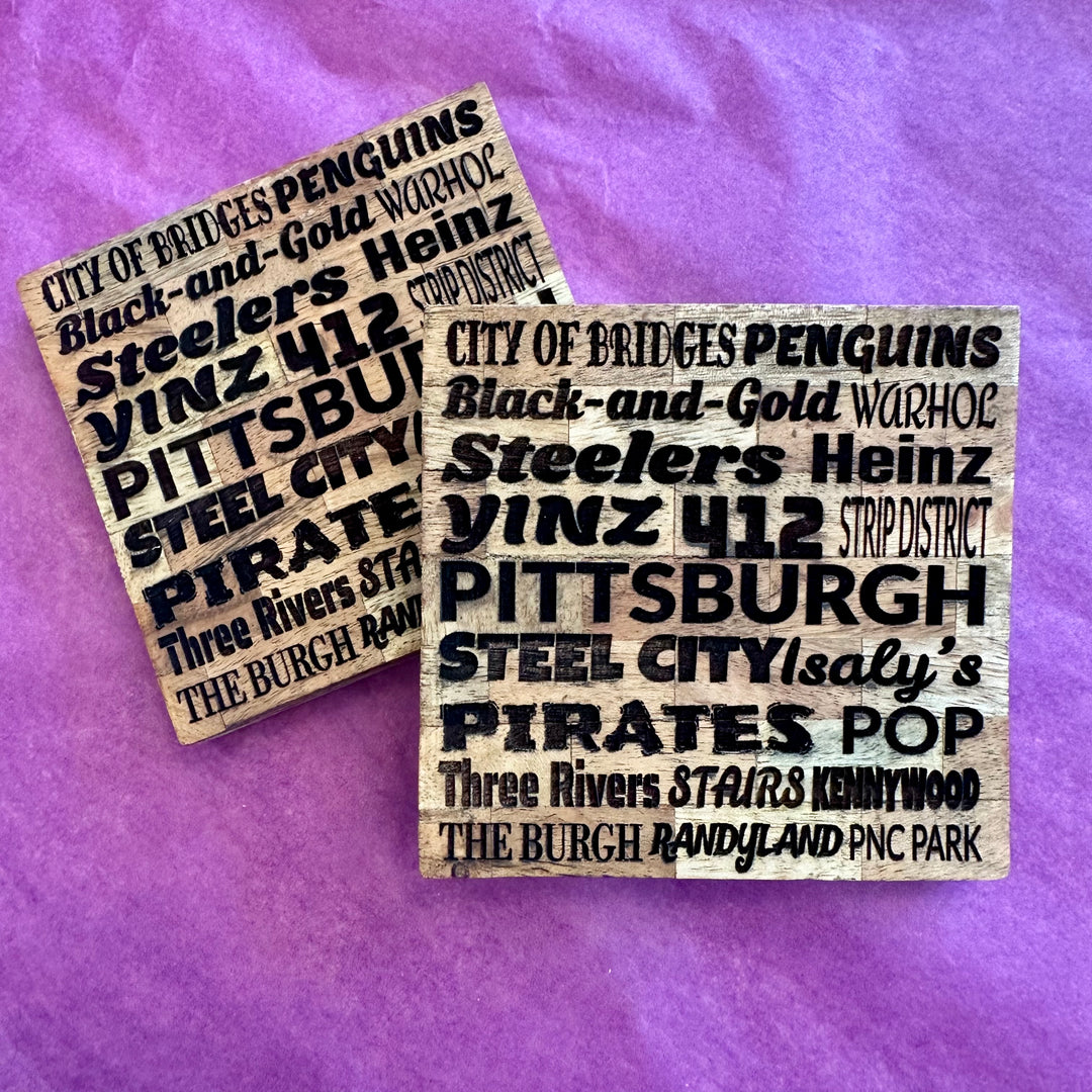 Coaster Pittsburgh Words