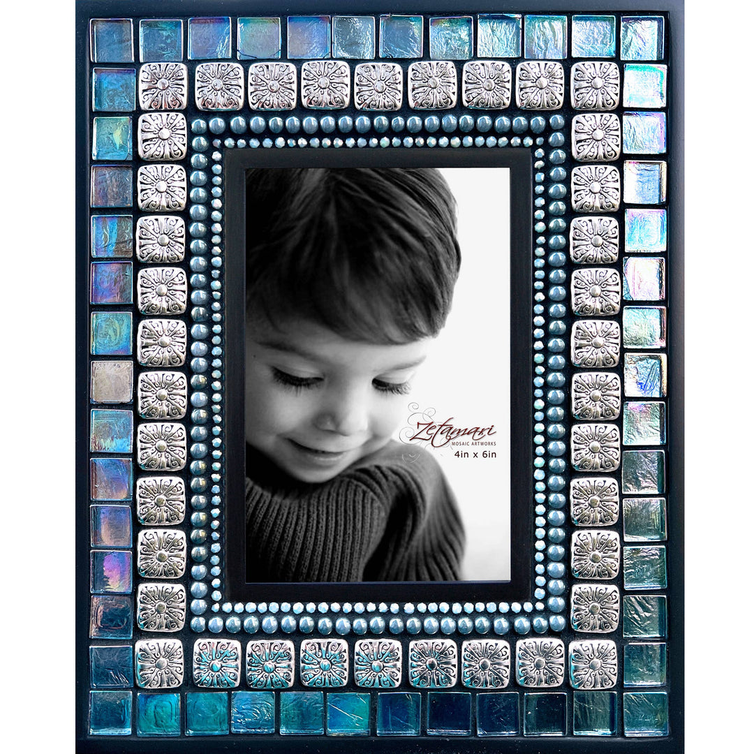 Moonlight Shimmer Mosaic Picture Frame