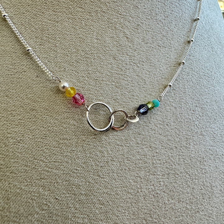 Mini Bubble Link Necklace