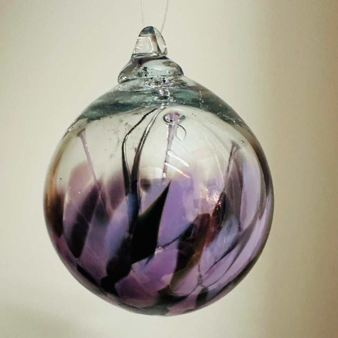 Mini Wish Ornament 3" - Shades of Purple