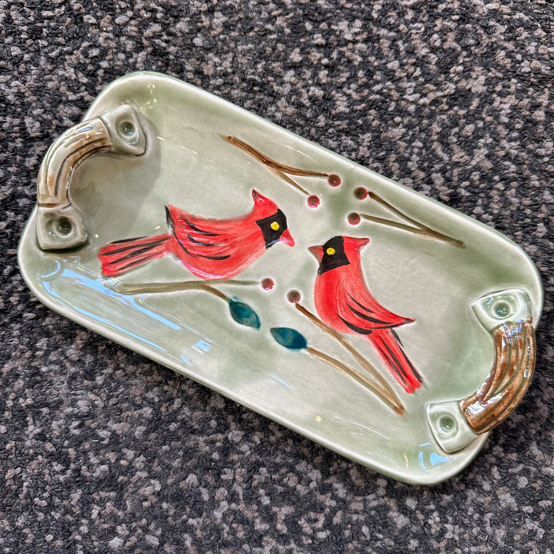 Cardinal Tray Florentine Green