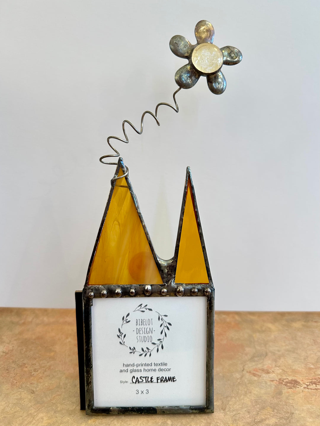 Flower Castle Frame Amber