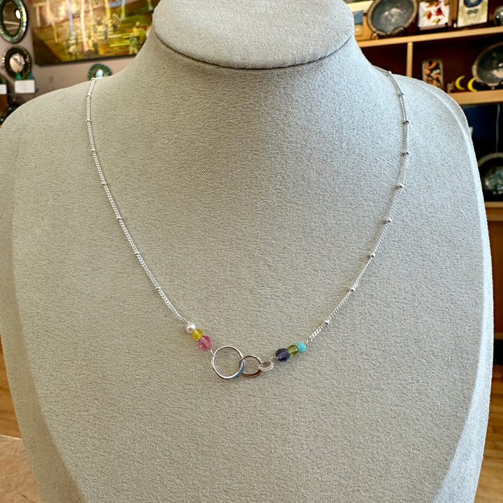 Mini Bubble Link Necklace