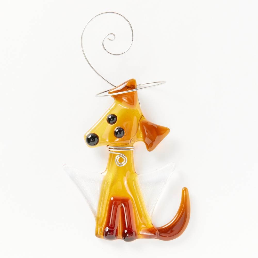Angel Dog Suncatcher Golden