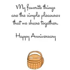 Anniversary Card -Summer Picnic
