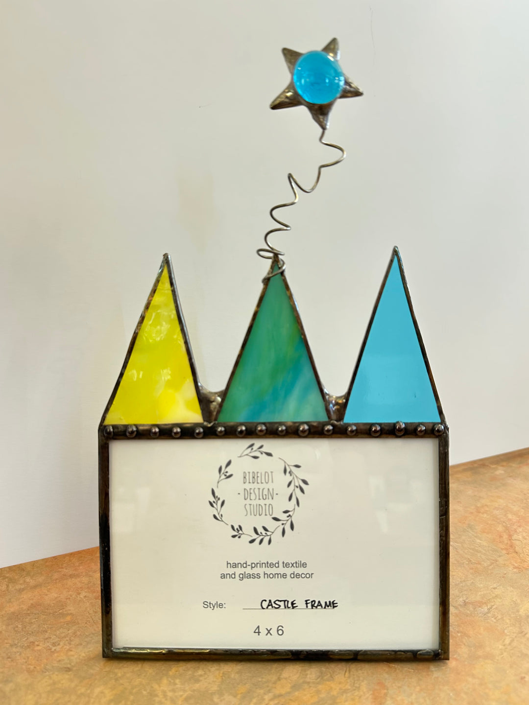 Star Castle Frame Green + Blue