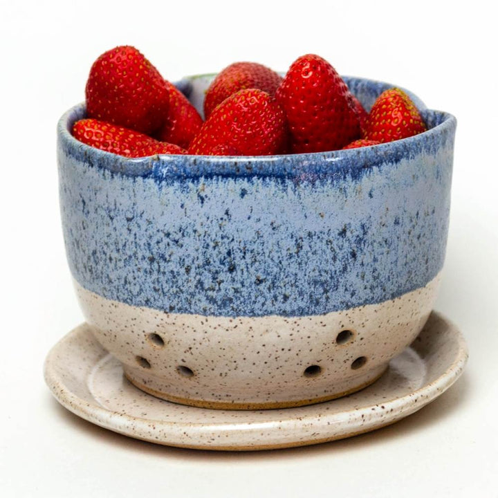Berry Bowl Blue Wash