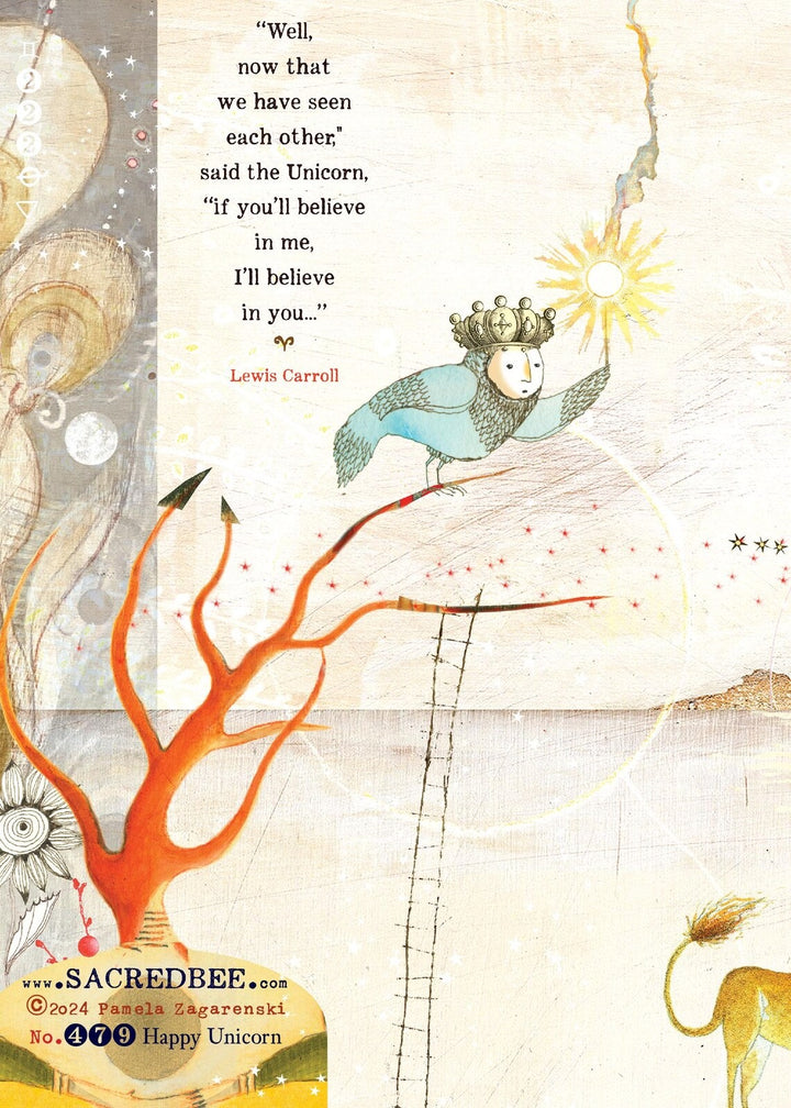 Card Happy Birthday Unicorn