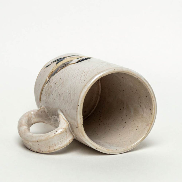 16 oz. Mug Chickadee White