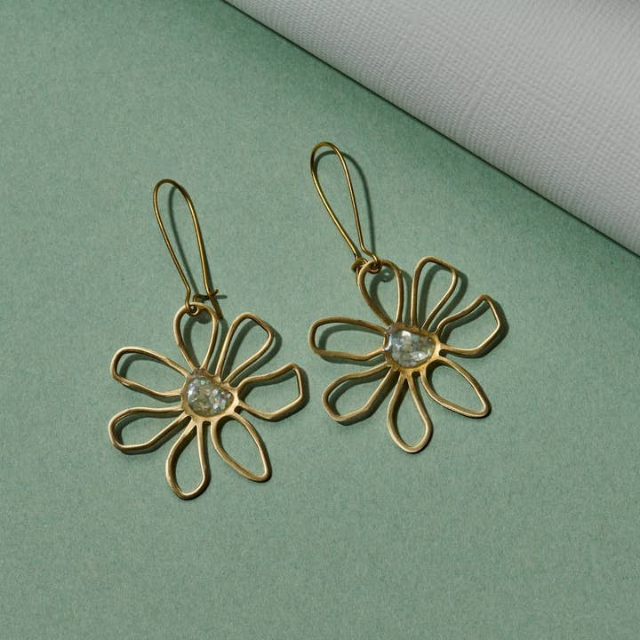 The Flora Flower Earrings