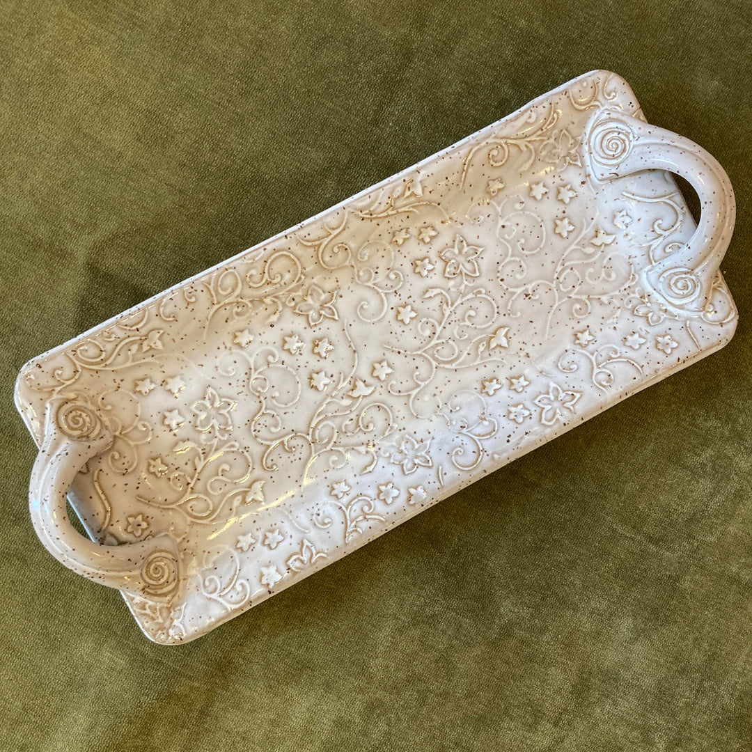 Rectangle Tray Medium Floral Vine