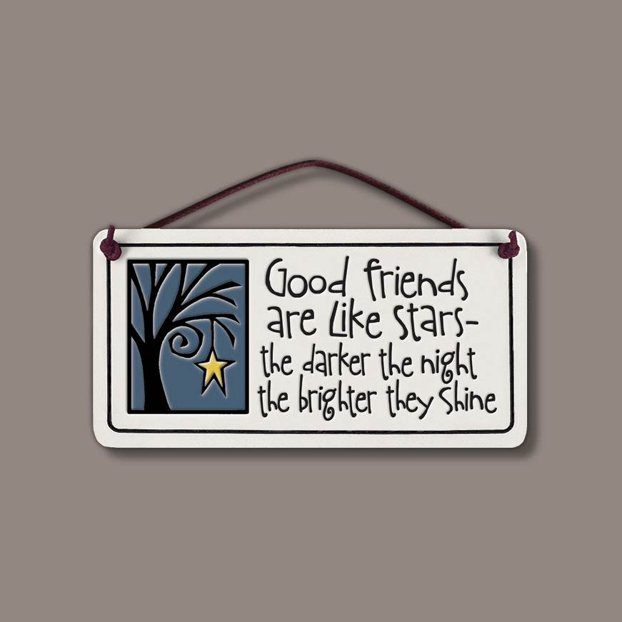 Good Friends Are Like Stars Tile