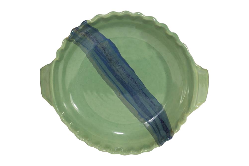 Handled Casserole Misty Green