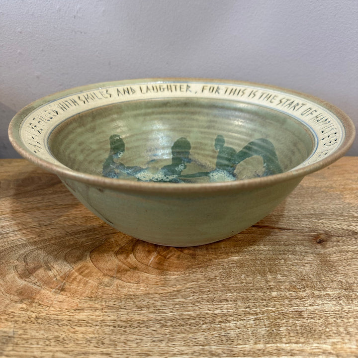 Medium Bowl  Happily Ever After Moss