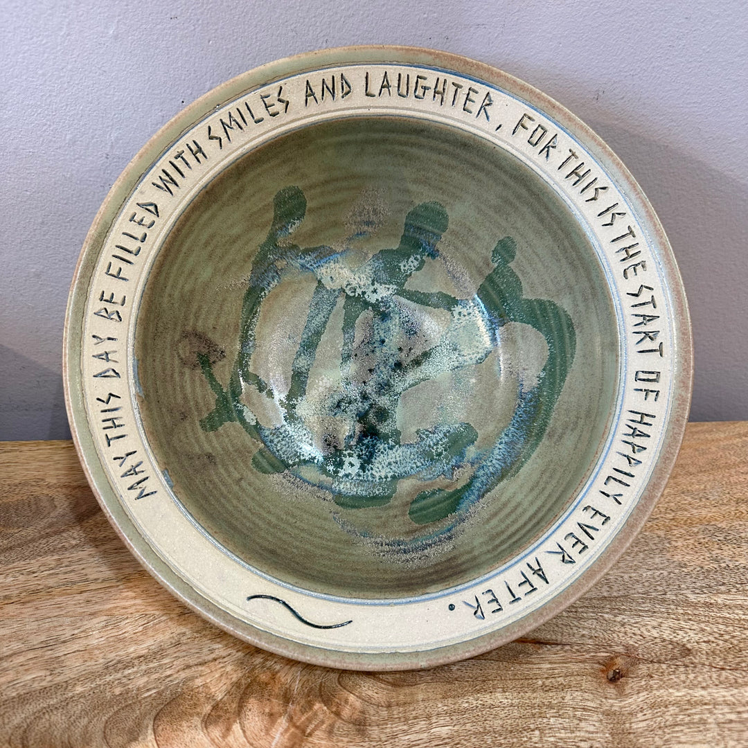 Medium Bowl  Happily Ever After Moss