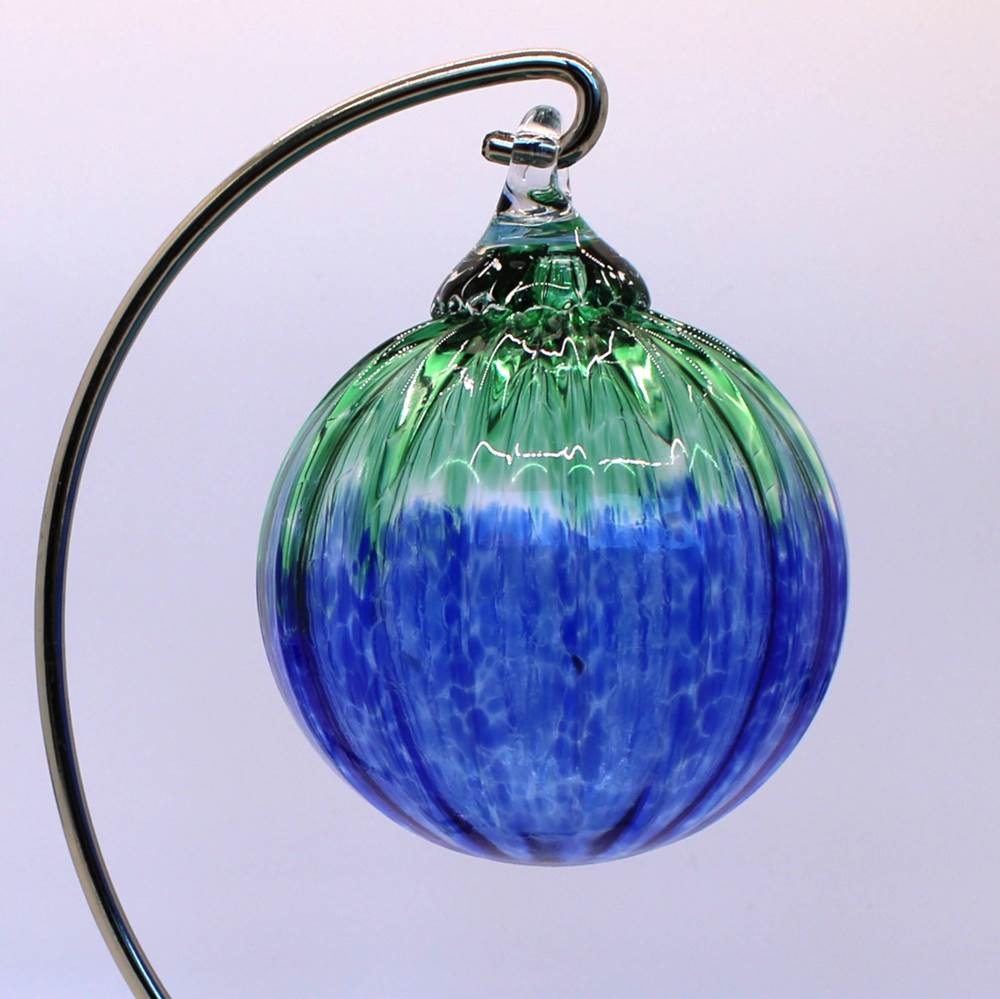 Lobed Ombre Ornament Blue + Green