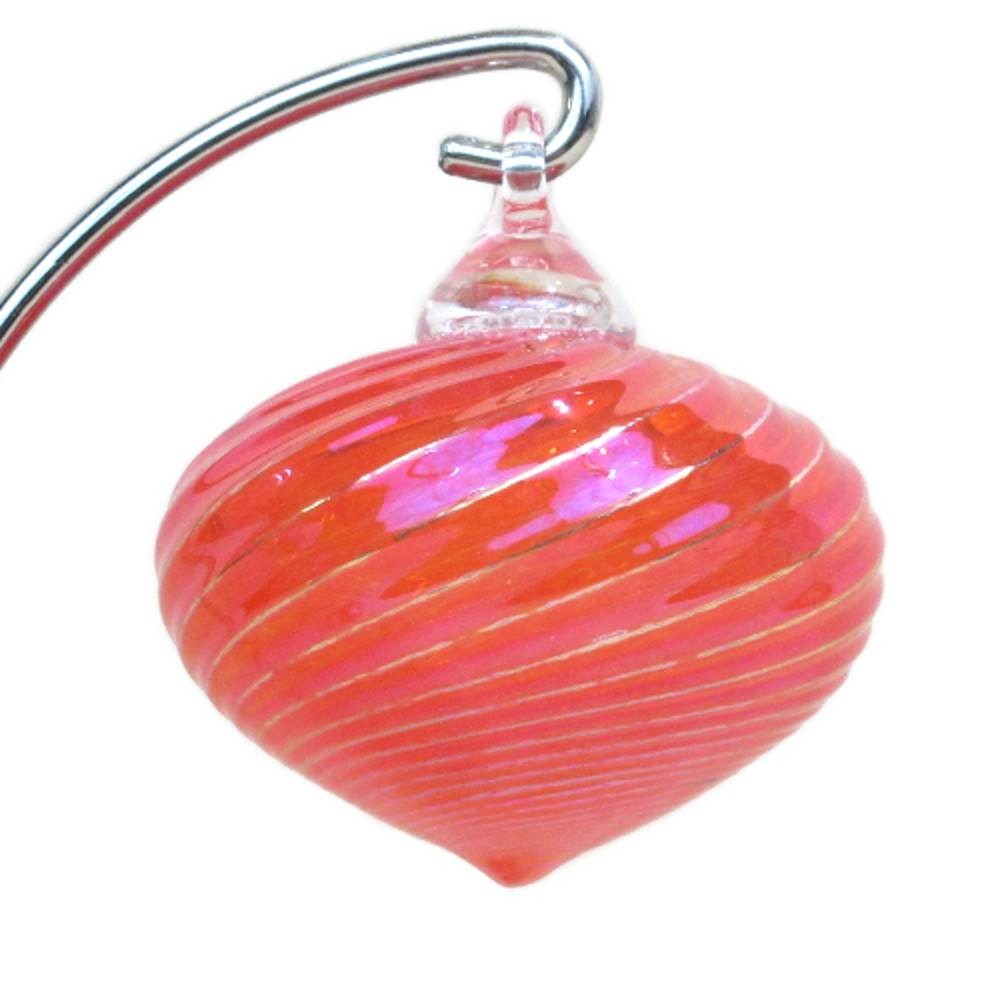 Satellite Ornament Candy Red