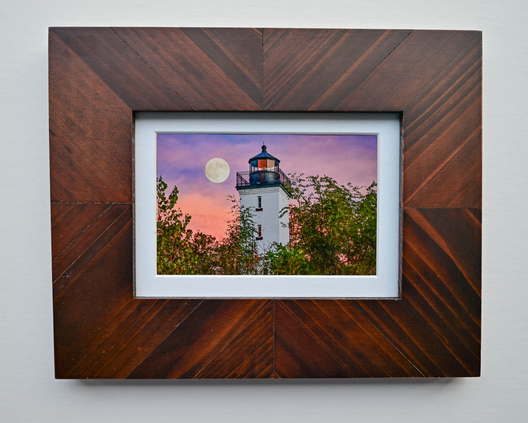 Presque Isle Lighthouse Moonrise #2