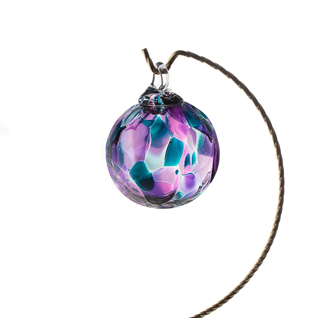 Small Round Ornament- Purple Rain