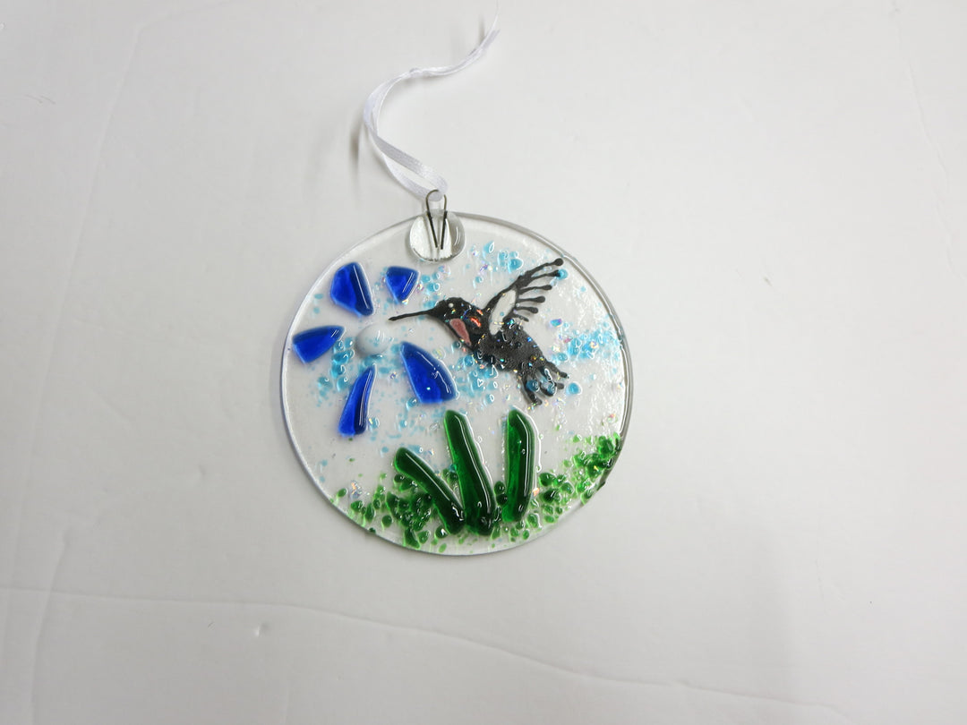 Hummingbird Round Suncatcher