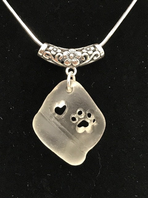 White Puppy Love Necklace