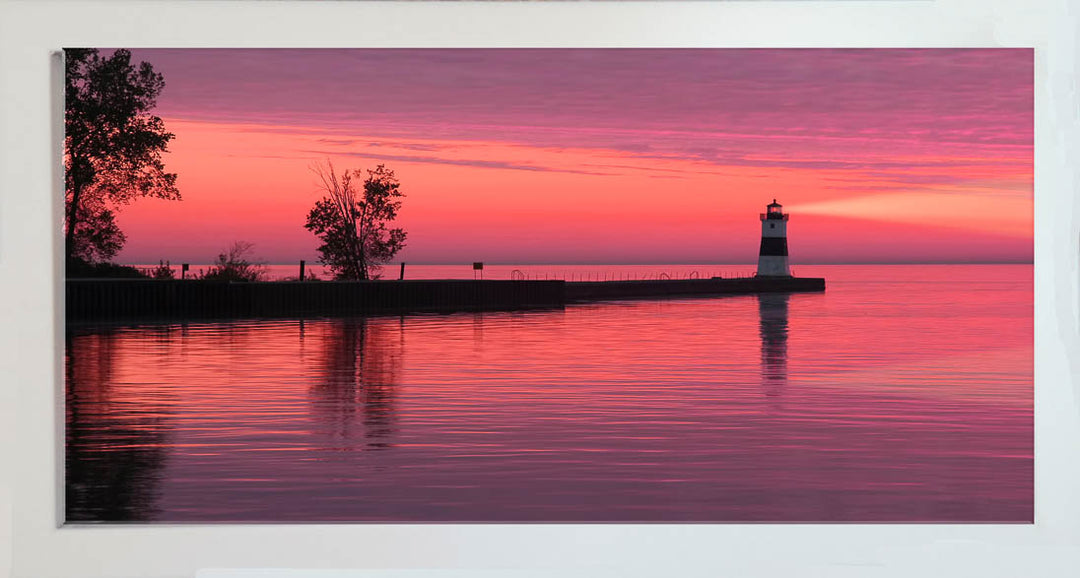 Sunrise View of the North Pier Lighthouse