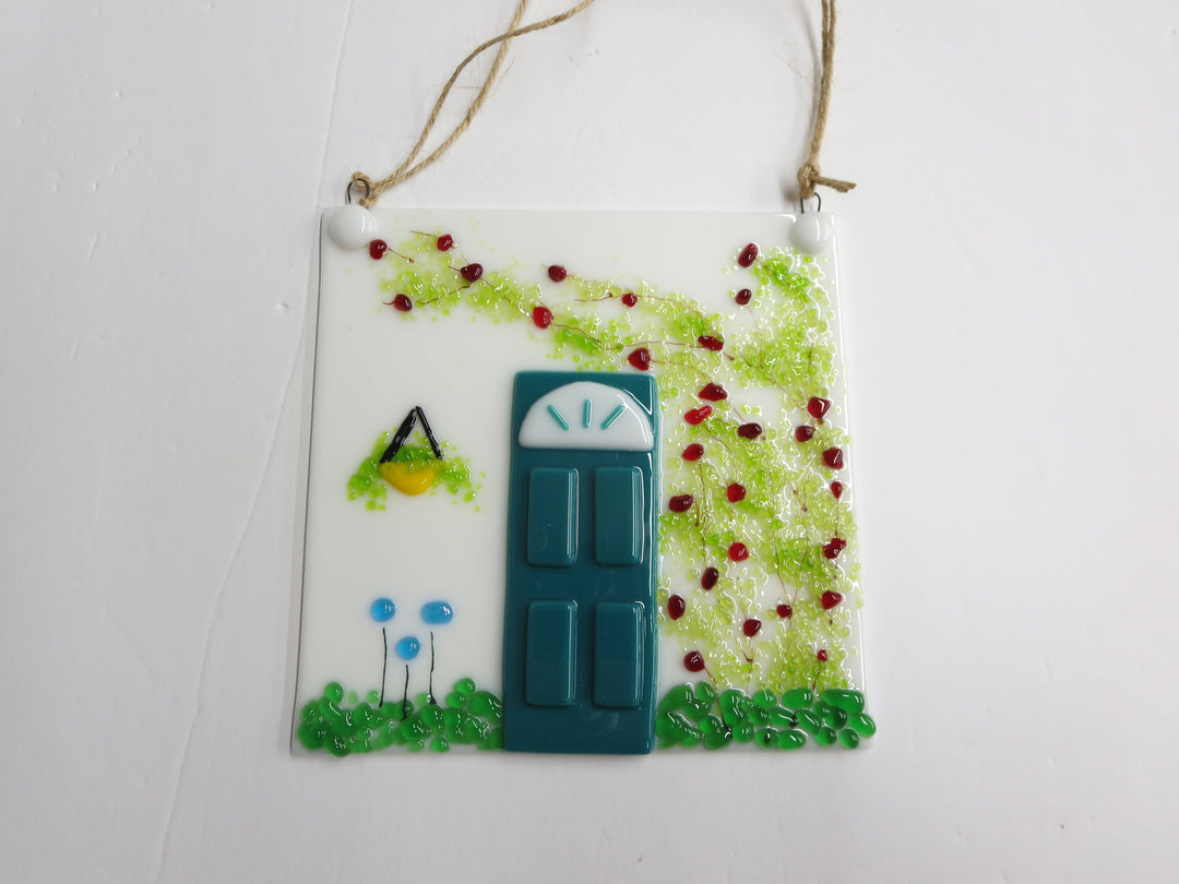 Square Wall Hanging Door + Flowers