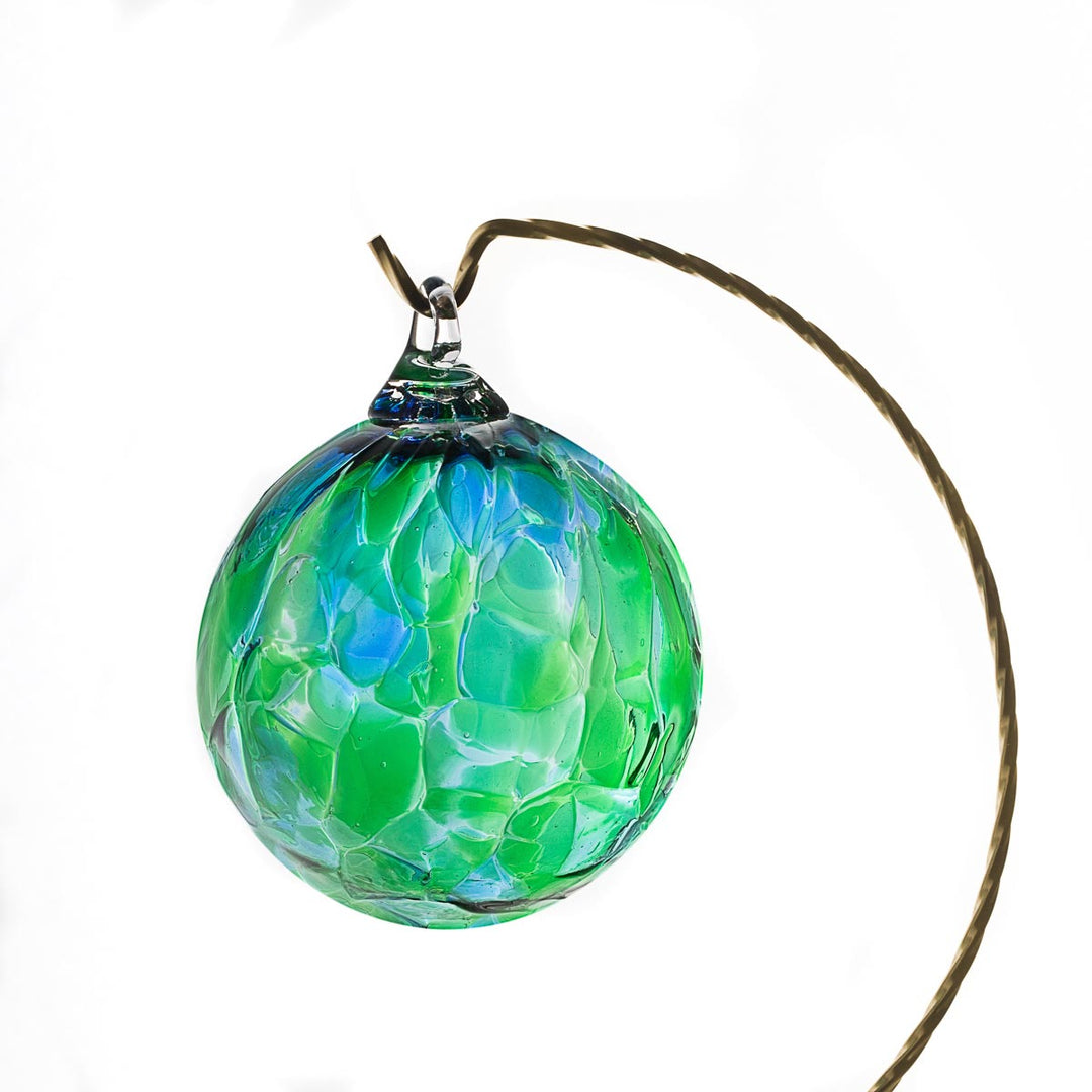 Small Round Ornament- Teal